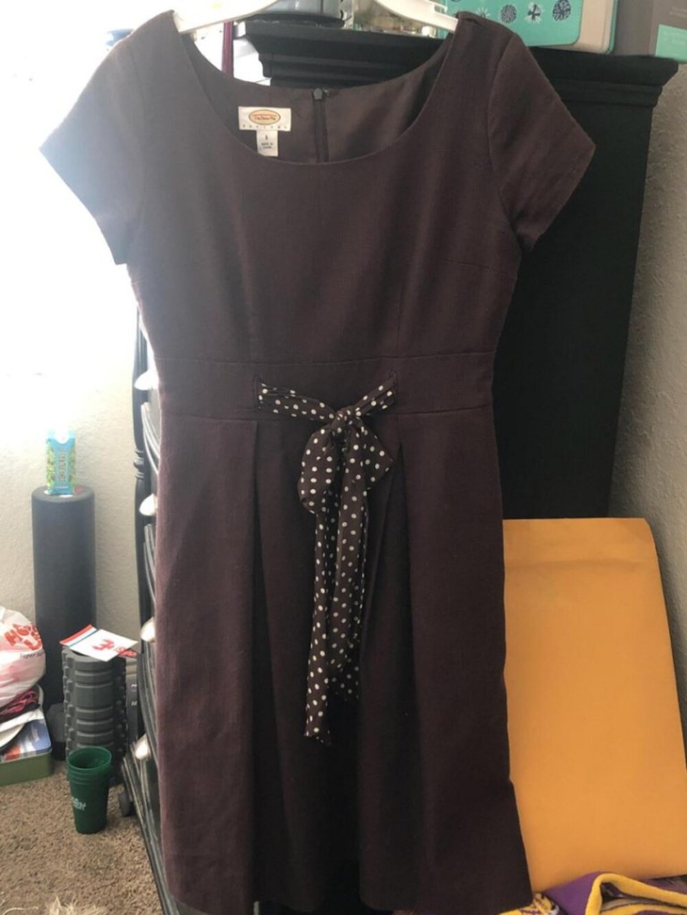 Talbots Women's Black and Brown Dress